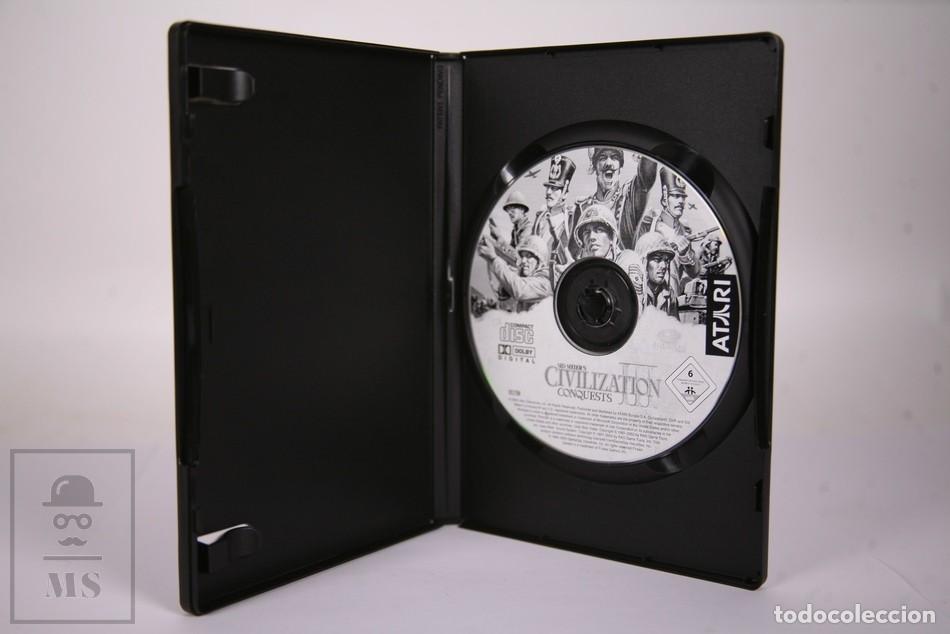 Videojuegos y consolas: Video Juego PC/ CD ROM - Civilization III Conquests - Sid Meier s - Atari - 2003 - Foto 2