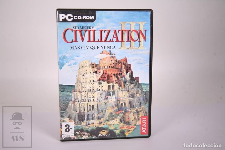 Videojuegos y consolas: Video Juego PC/ CD ROM - Civilization III Mas CIV Que Nunca - Sid Meier s - Atari - 2002 - Foto 1
