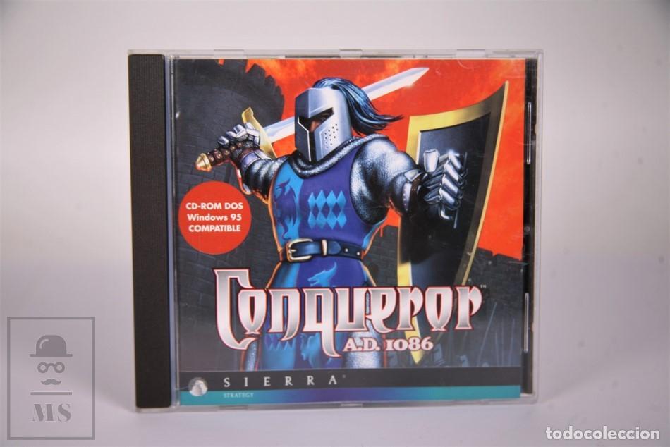 Videojuegos y consolas: Video Juego PC/ CD ROM - Conqueror AD 1086 - Sierra - Windows 95 Compatible - 1995 - Foto 1