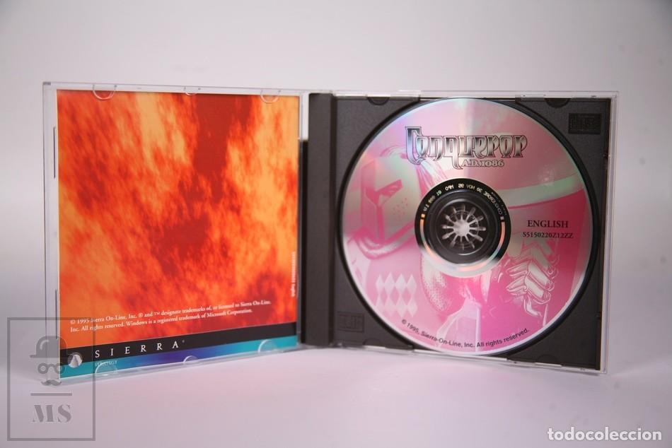 Videojuegos y consolas: Video Juego PC/ CD ROM - Conqueror AD 1086 - Sierra - Windows 95 Compatible - 1995 - Foto 2
