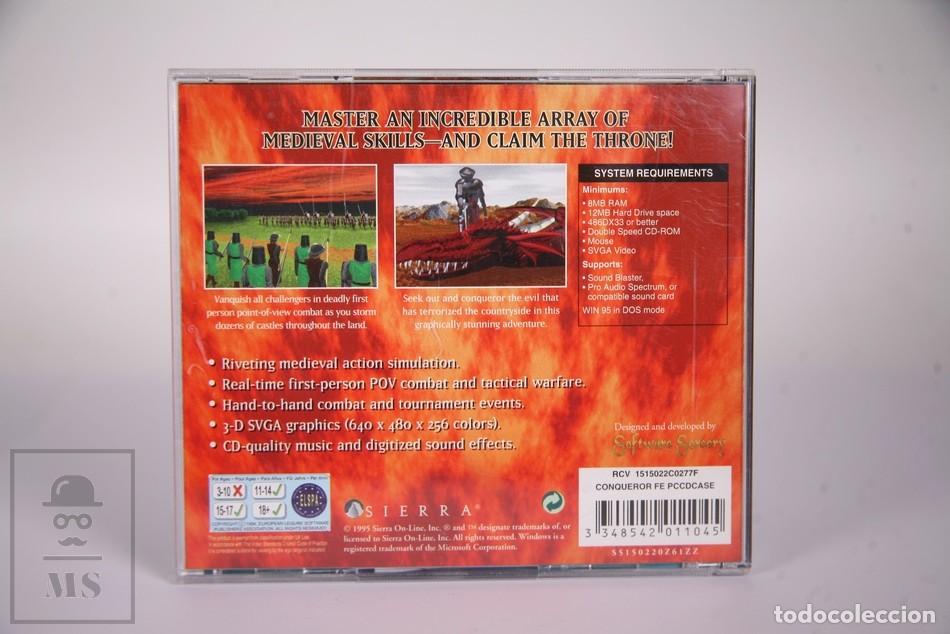Videojuegos y consolas: Video Juego PC/ CD ROM - Conqueror AD 1086 - Sierra - Windows 95 Compatible - 1995 - Foto 3
