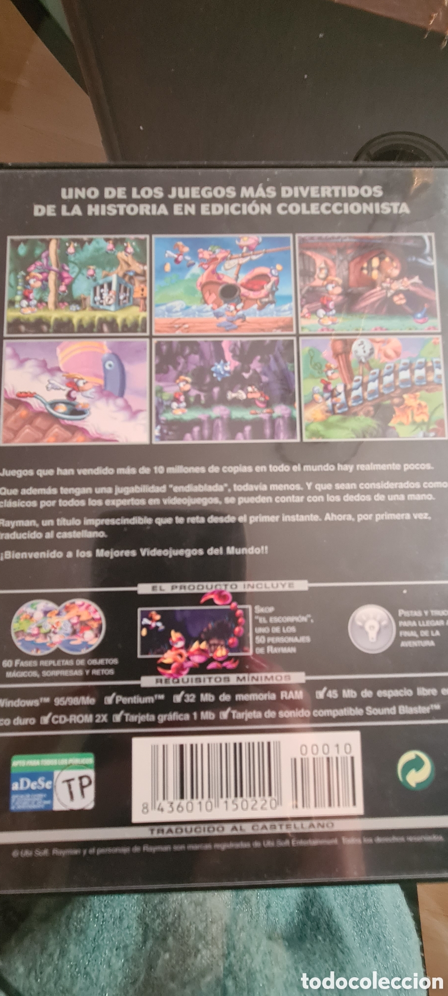 Videojuegos y consolas: RAYMAN CD-Rom para PC - Foto 3