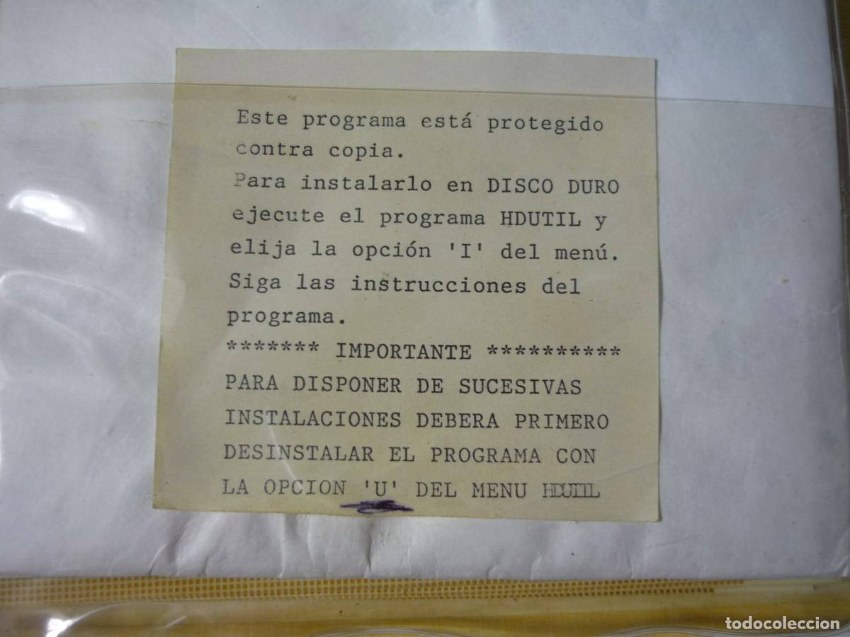 Videojuegos y consolas: Programa Docutex Micronet de disquetes flexibles de 5 1/4 - Foto 6