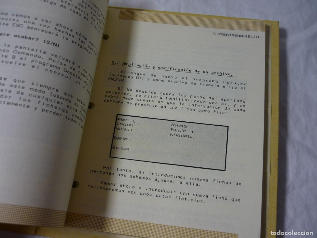 Videojuegos y consolas: Programa Docutex Micronet de disquetes flexibles de 5 1/4 - Foto 10