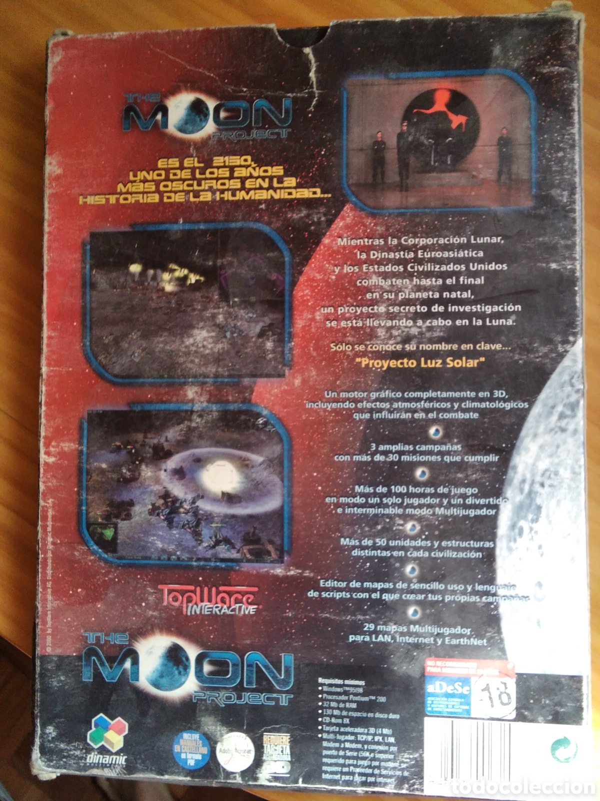 Videojuegos y consolas: Moon juego para pc contiene cd - Foto 1