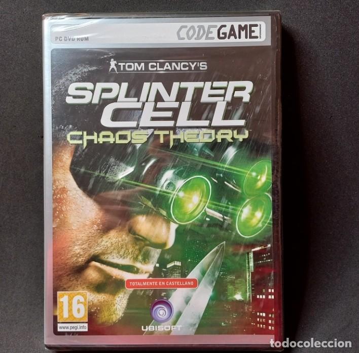 Videojuegos y consolas: SPLINTER CELL CHAOS THEORY - nuevo a estrenar - precintado - CodeGame PC DVD ROM Ubisoft - Foto 1