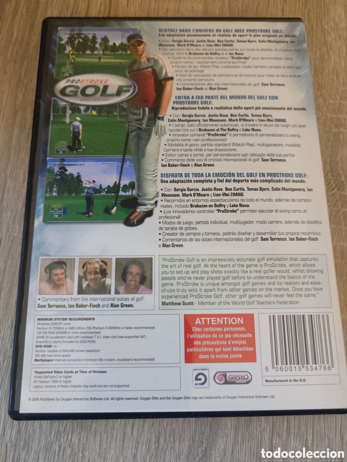 Videojuegos y consolas: Juego pc DVD Prostroke golf - Foto 3