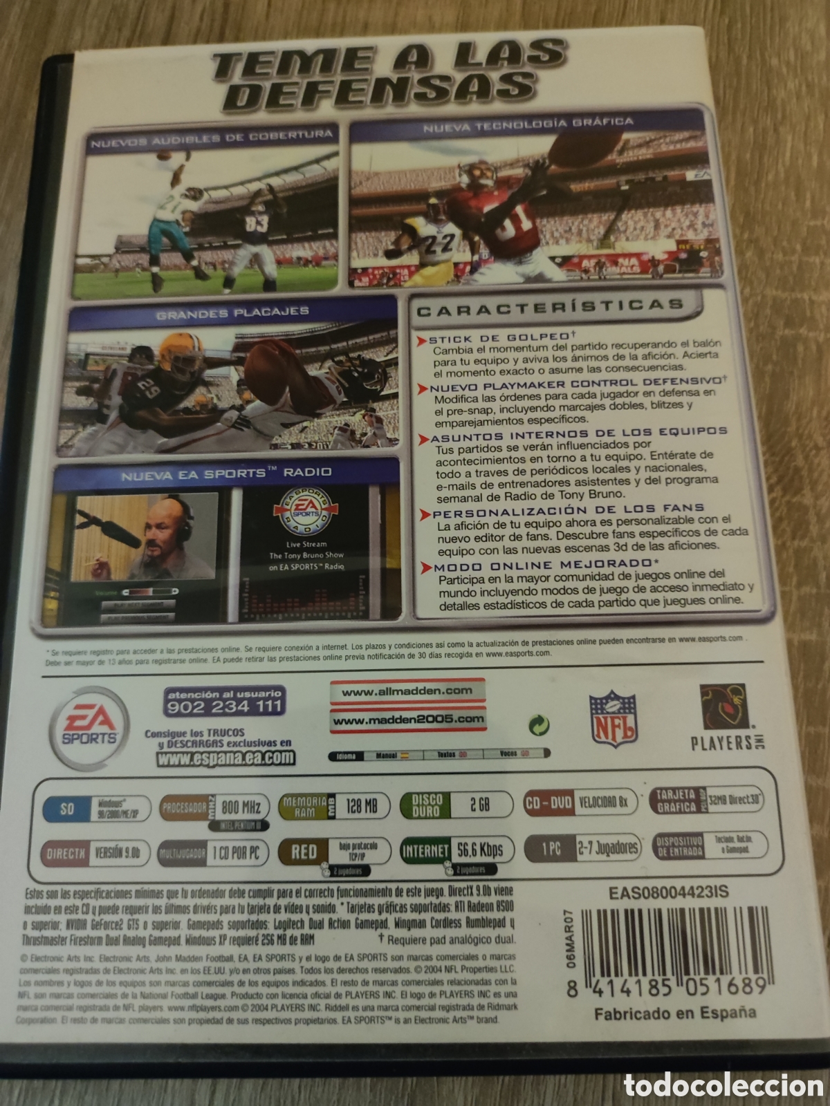 Videojuegos y consolas: JUEGO PC MADDEN 2005 - Foto 3
