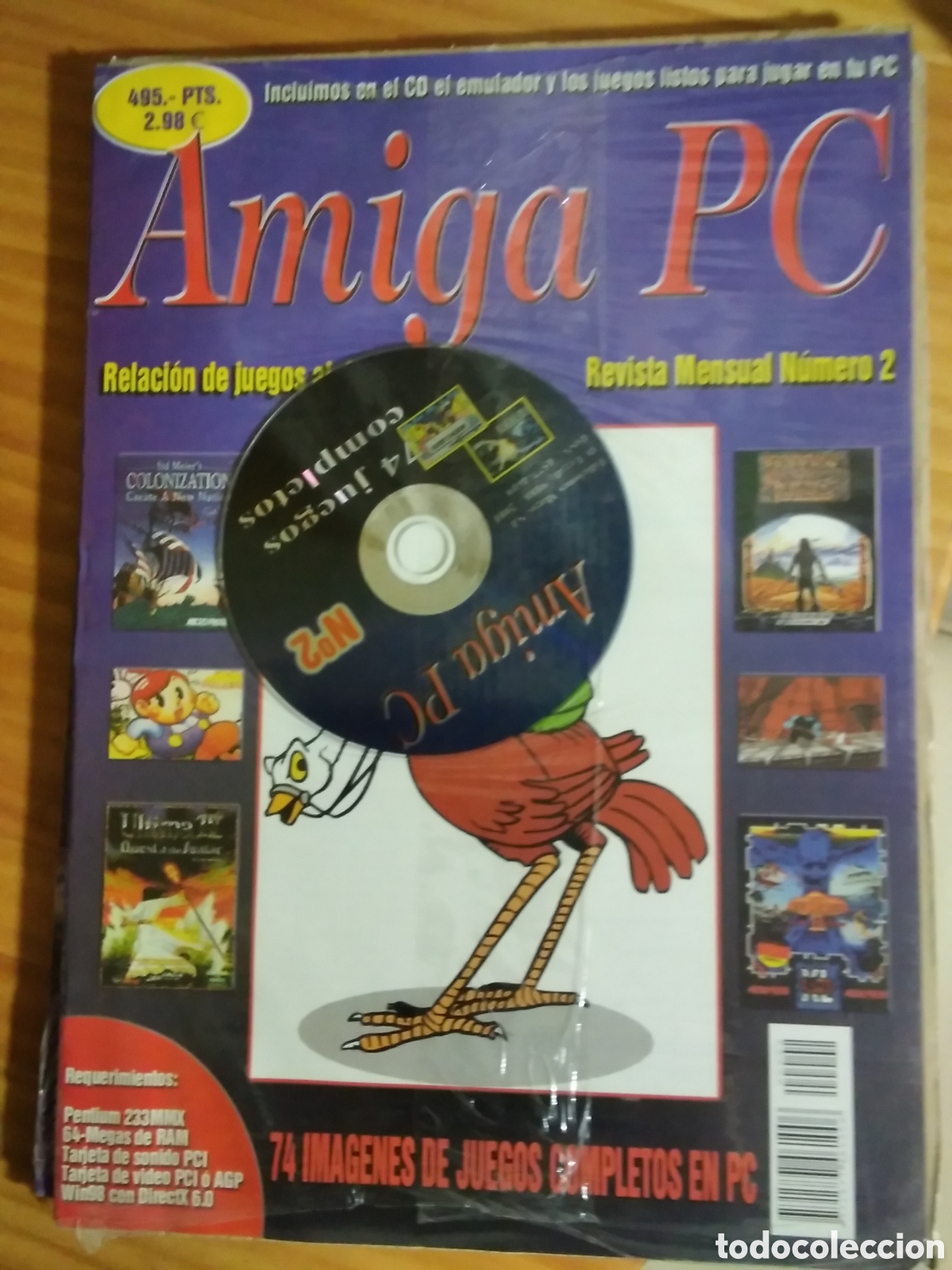 Videojuegos y consolas: Amiga pc n&uacute;mero 2 juegos para pc contiene cd - Foto 1