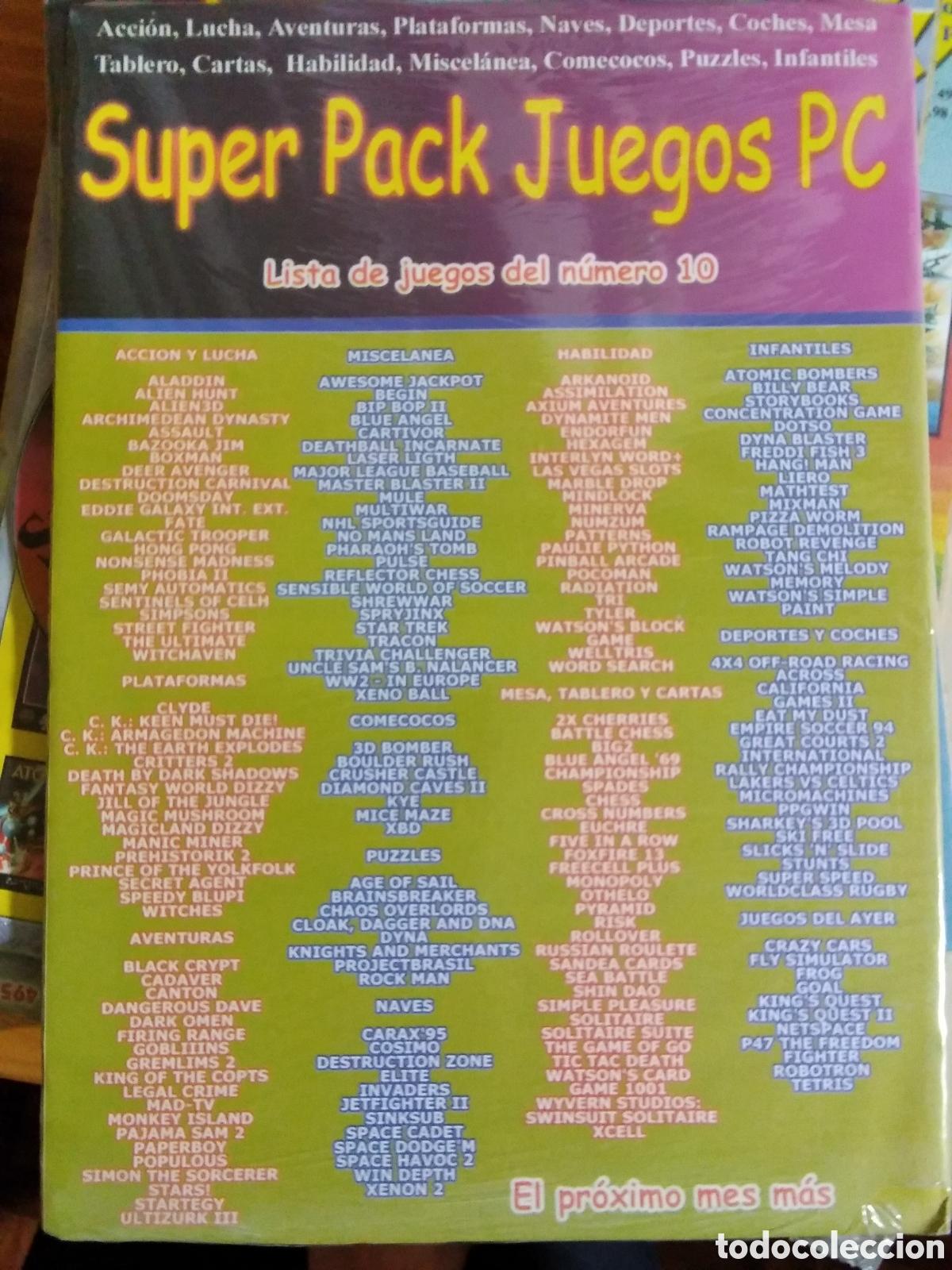 Videojuegos y consolas: Super pack juegos pc numero 10 incluye cd - Foto 2