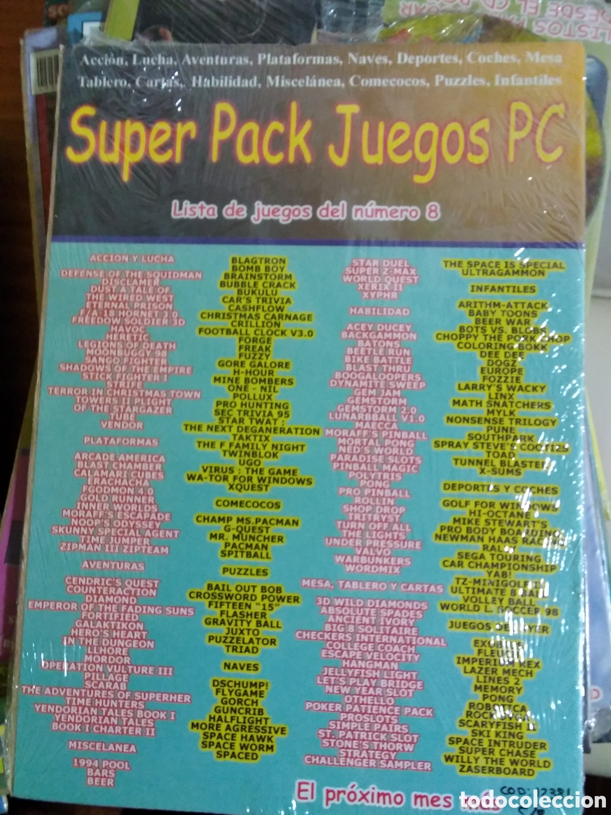 Videojuegos y consolas: Super pack juegos pc numero 8 incluye cd - Foto 2