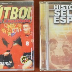 Videojuegos y Consolas: PC FÚTBOL SELECCIÓN ESPAÑOLA (MUNDIAL 98 / CLASIFICACIÓN EUROCOPA 2000) + HISTORIA PC CD ROM DINAMIC