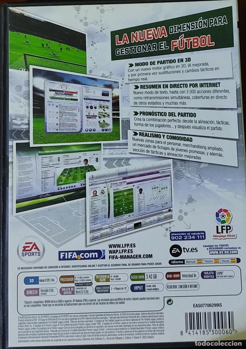 Videojuegos y consolas: Fifa Manager 09 EA Sports PC DVD-ROM - Foto 2
