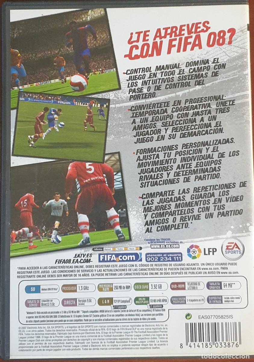 Videojuegos y consolas: Fifa 08 EA Sports PC DVD-ROM - Foto 2