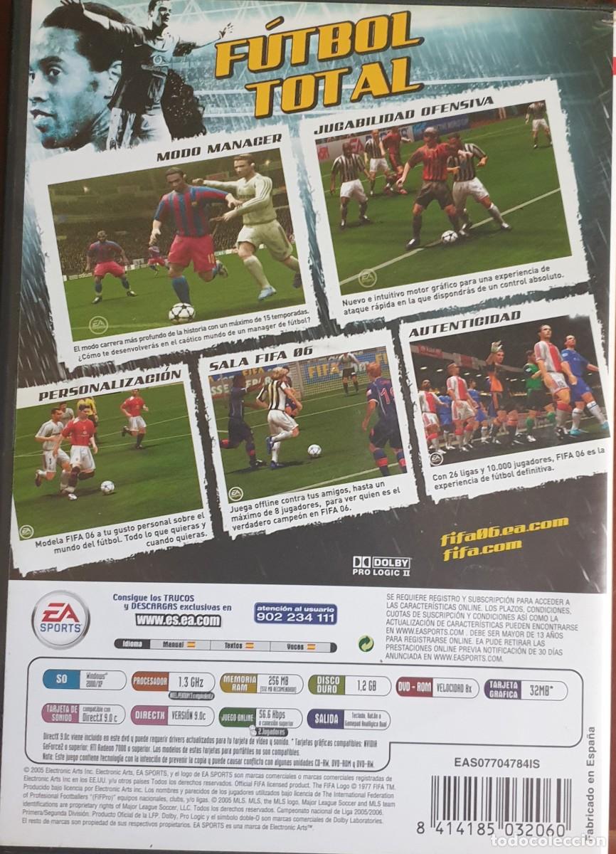 Videojuegos y consolas: Fifa 06 EA Sports PC DVD-ROM - Foto 2