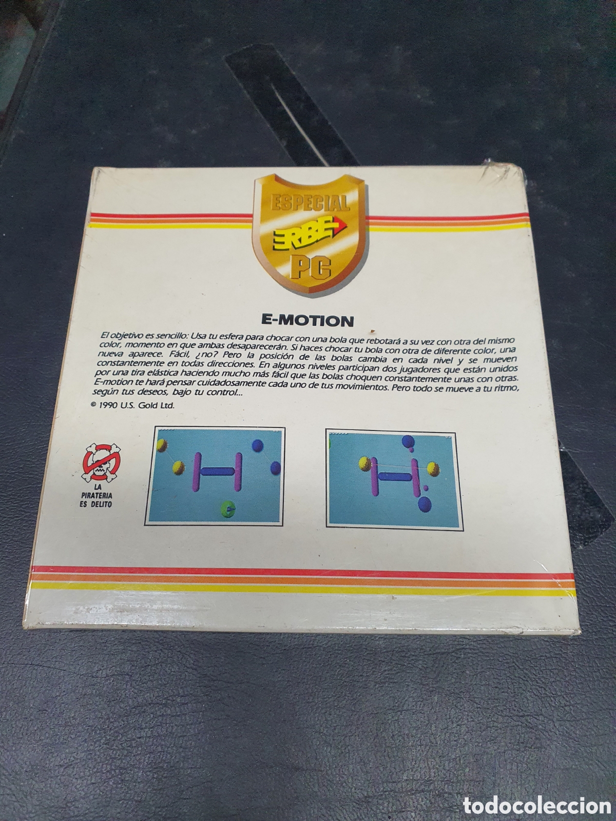 Videojuegos y consolas: Juego pc antiguo E-MOTION precintado marca ERBE - Foto 2