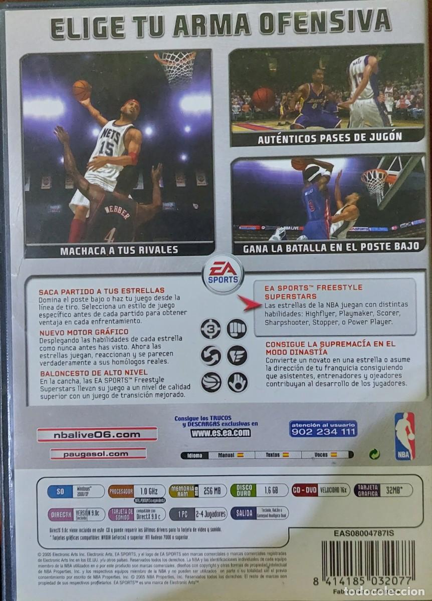 Videojuegos y consolas: NBA Live 06 (2 CD) EA Sports PC CD-ROM - Foto 2