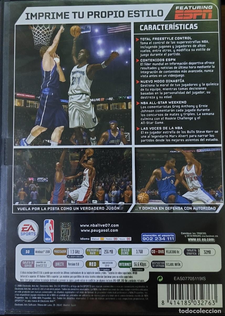 Videojuegos y consolas: NBA Live 07 EA Sports PC DVD-ROM - Foto 2