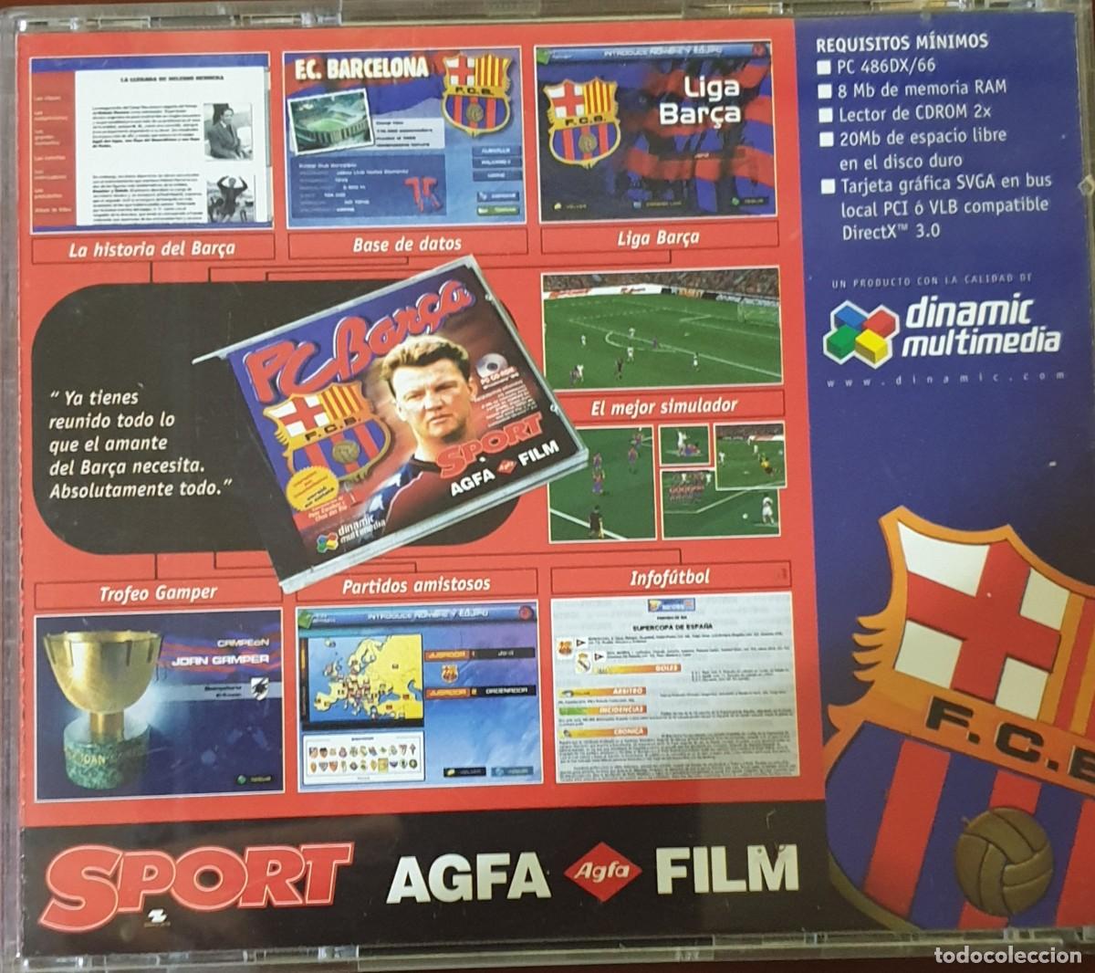 Videojuegos y consolas: Pc Barca SPORT Dinamic Multimedia PC CD-ROM - Foto 2