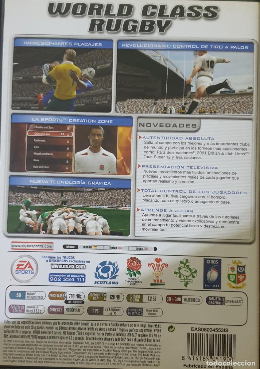 Videojuegos y consolas: Rugby 2005 Ea Sports PC CD-ROM - Foto 2