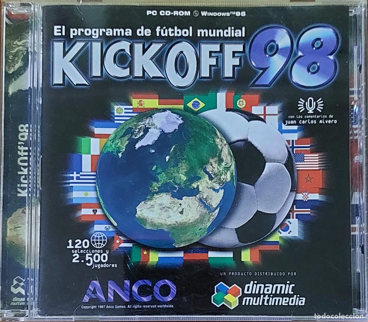 Videojuegos y consolas: Kick Off 98 ANCO Dinamic Multimedia PC CD-ROM - Foto 1