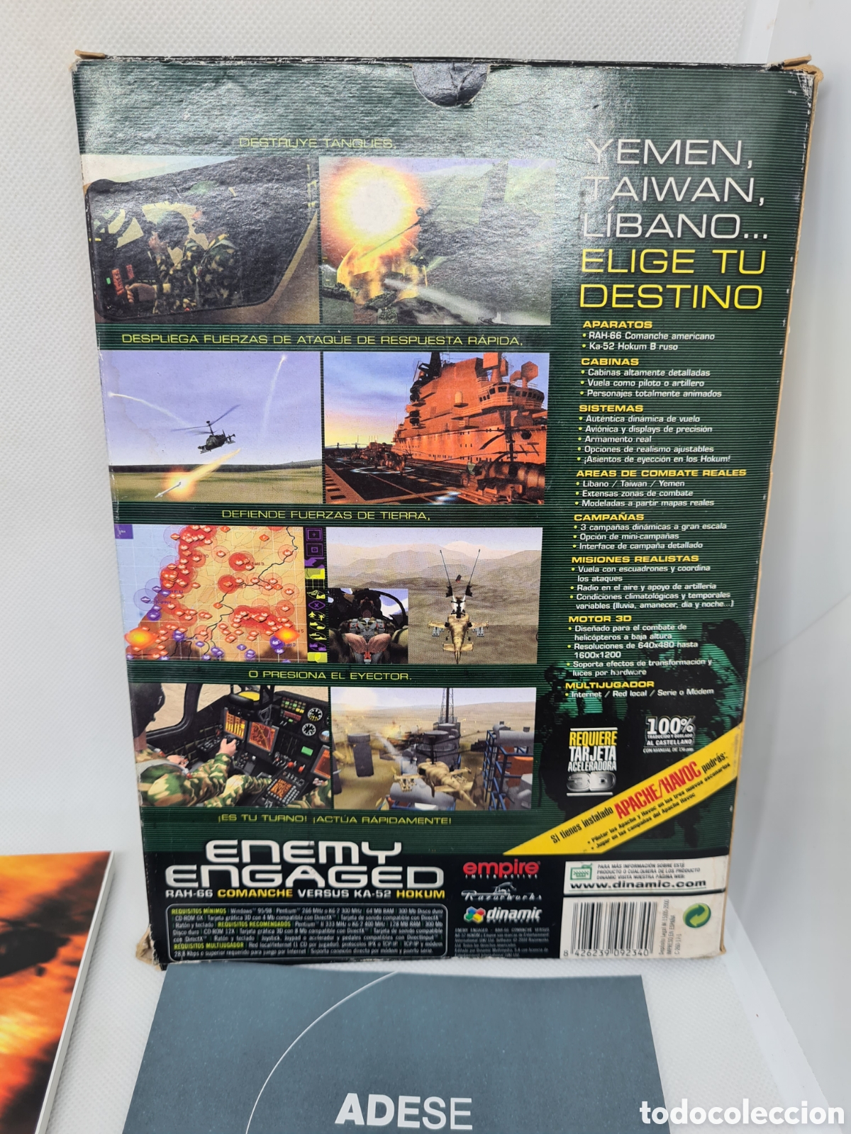 Videojuegos y consolas: ESTUCHE JUEGO ENEMY ENGAGED COMANCHE VS HOKUM CON INSTRUCCIONES - Foto 5