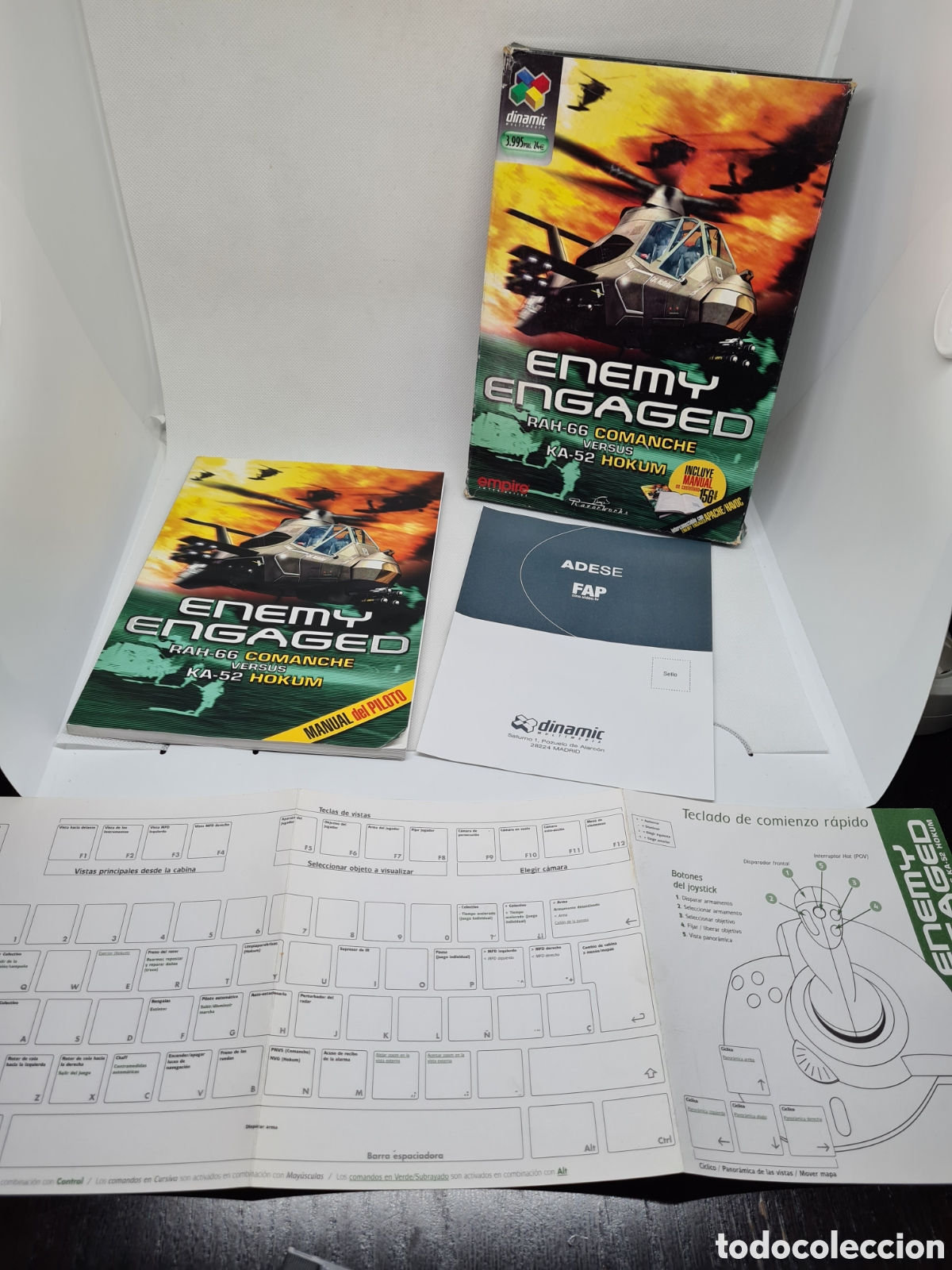 Videojuegos y consolas: ESTUCHE JUEGO ENEMY ENGAGED COMANCHE VS HOKUM CON INSTRUCCIONES - Foto 1