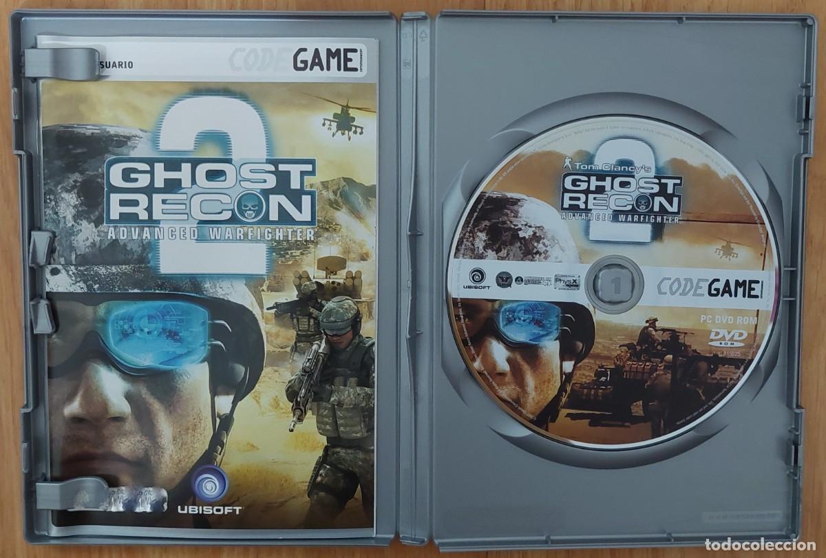Videojuegos y consolas: Juego PC Tom Clancys Ghost Recon 2, Advanced Warfighter. Espa&ntilde;ol. 2007 Ubisoft Codegame - Foto 3