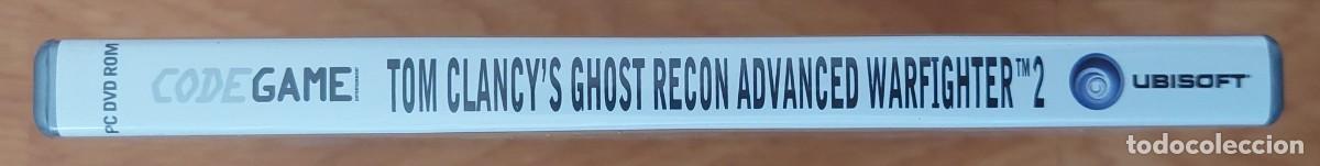 Videojuegos y consolas: Juego PC Tom Clancys Ghost Recon 2, Advanced Warfighter. Espa&ntilde;ol. 2007 Ubisoft Codegame - Foto 5