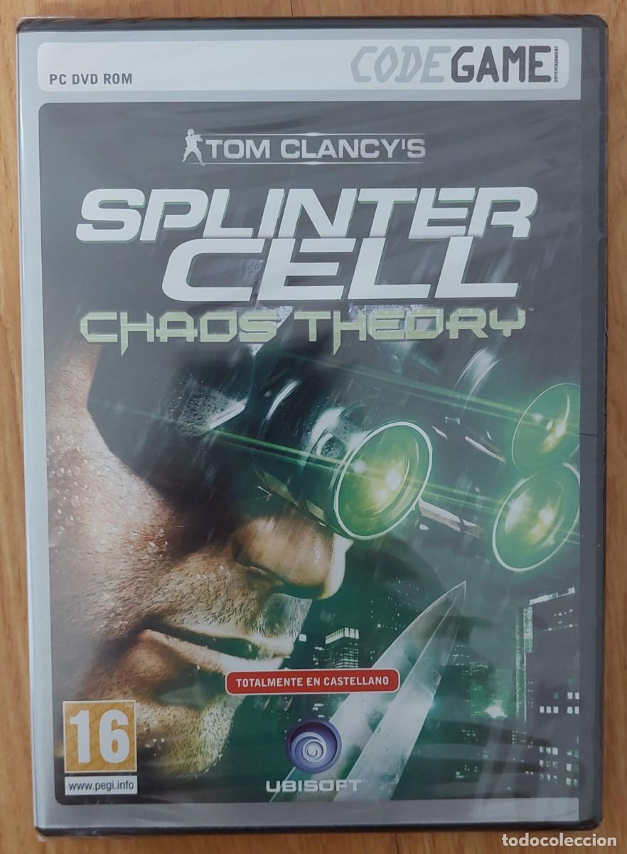 Videojuegos y consolas: Juego PC Tom Clancys Splinter Cell Chaos Theory PRECINTADO. Espa&ntilde;ol. 2005 Ubi Soft Codegame - Foto 1