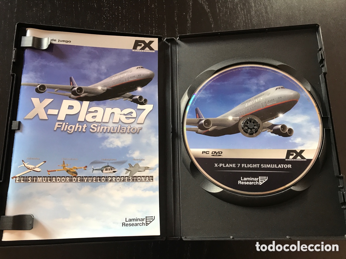 Videojuegos y consolas: X-Plane 7 Flight Simulator juego PC - Foto 2