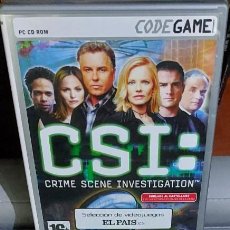 Videojuegos y Consolas: CSI: CRIME SCENE INVESTIGATION UBISOFT PC CD-ROM