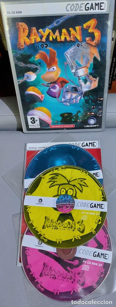 Videojuegos y consolas: Rayman 3 CODEGAME UBISOFT PC CD-ROM - Foto 1