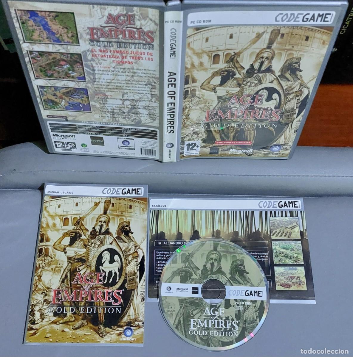 Videojuegos y consolas: Age of Empires GOLD EDITION UBISOFT CODEGAME PC CD-ROM - Foto 1