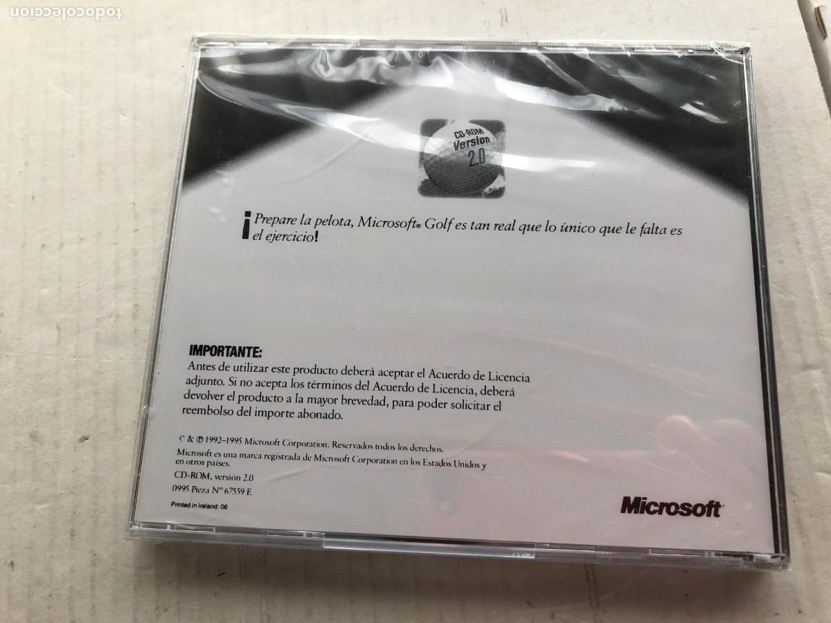 Videojuegos y consolas: GOLF MICROSOFT - NUEVO PRECINTADO - PC CD KREATEN - Foto 2