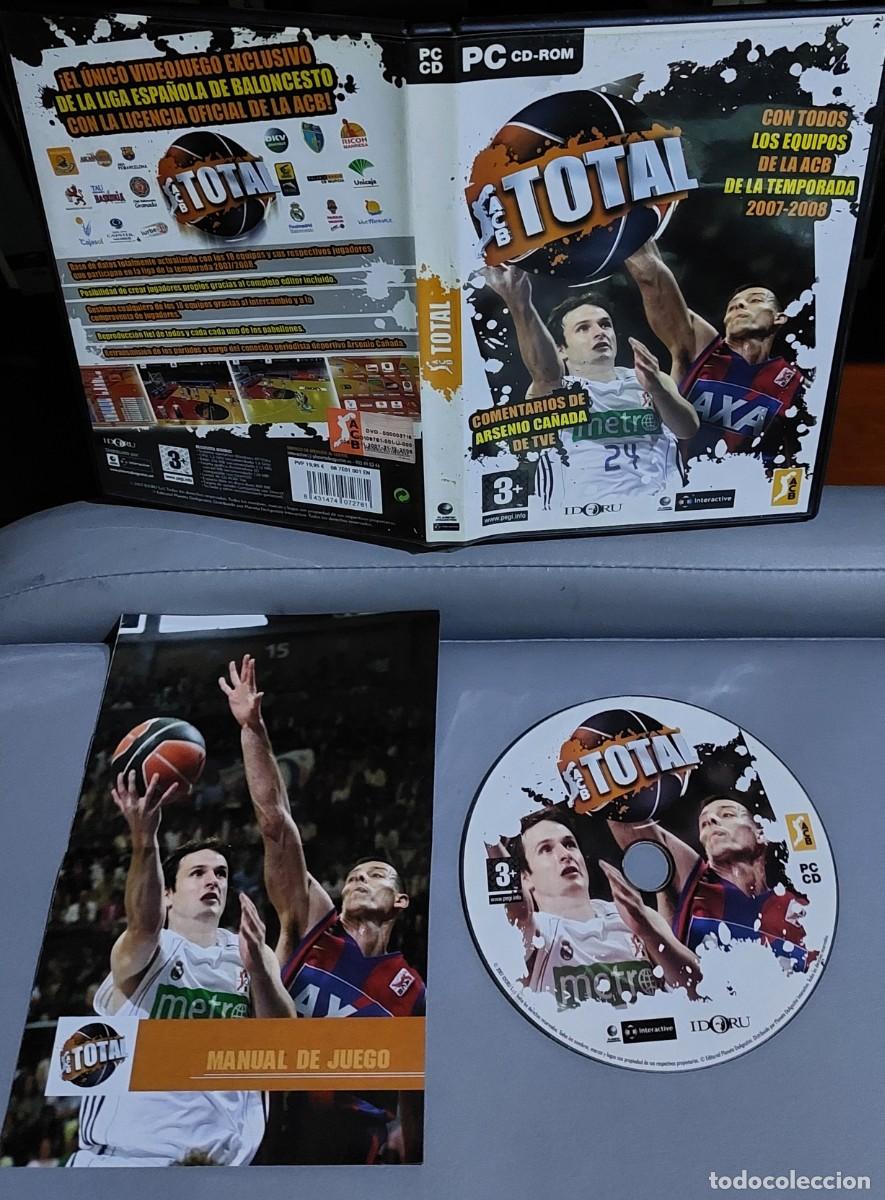 Videojuegos y consolas: ACB TOTAL TEMPORADA 2007-2008 INTERACTICE PC CD-ROM - Foto 1