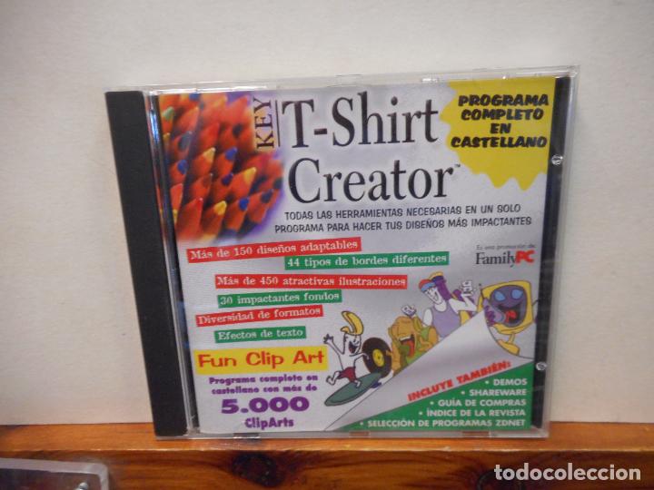 Videojuegos y consolas: CD-ROM. T-SHIRT CREATOR. FAMILY PC. - Foto 1