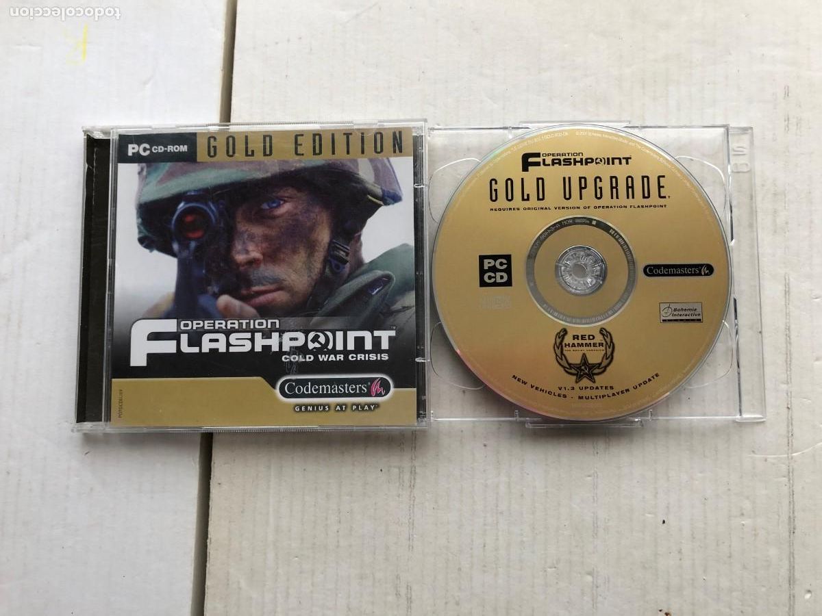 Videojuegos y consolas: OPERATION FLASHPOINT COLD WAR CRISIS GOLD EDITION - CODEMASTER - PC CD 2 CDS KREATEN - Foto 1