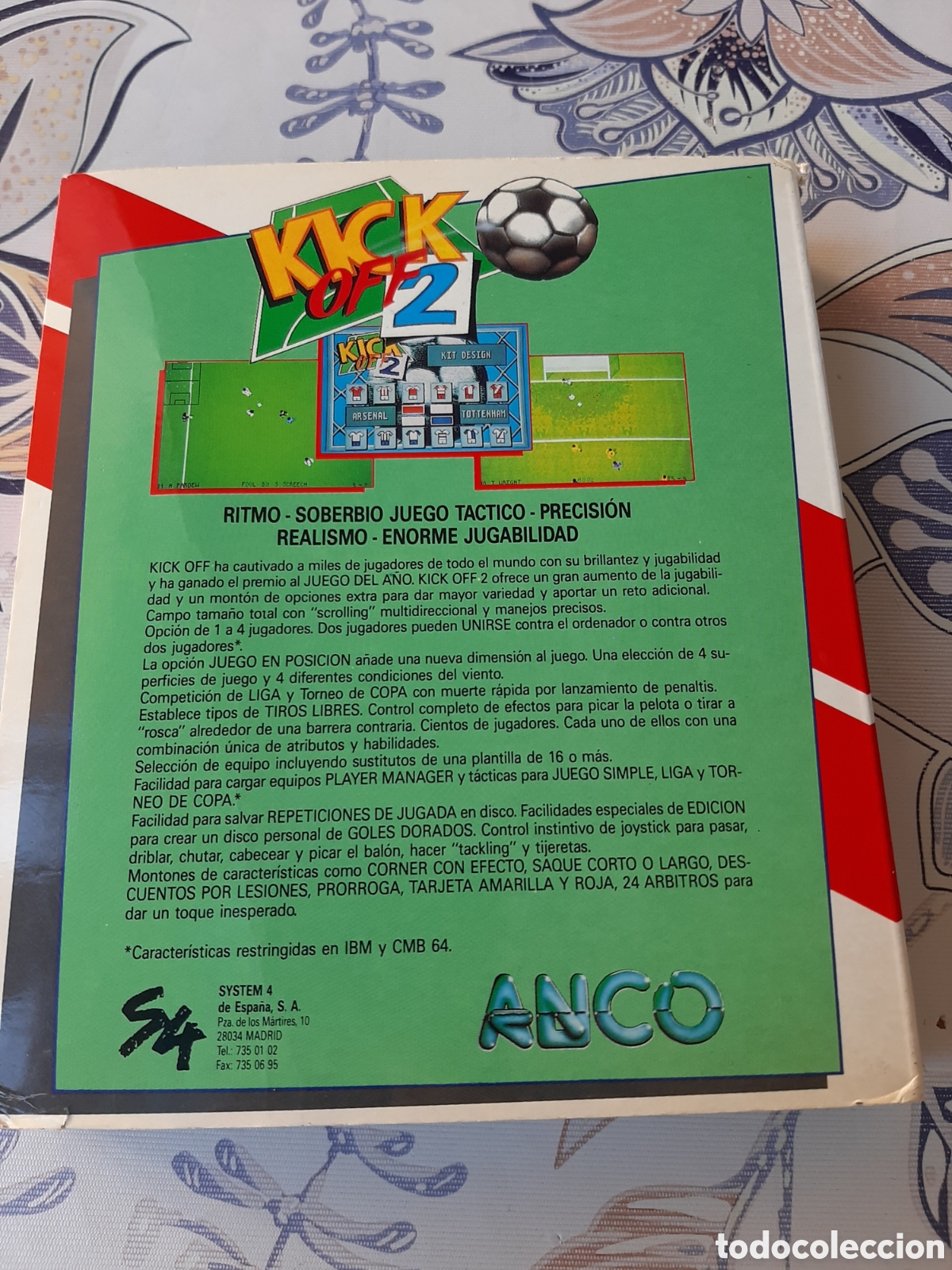 Videojuegos y consolas: JUEGO PC KICK OFF 2 ANCO 1990 - Foto 2