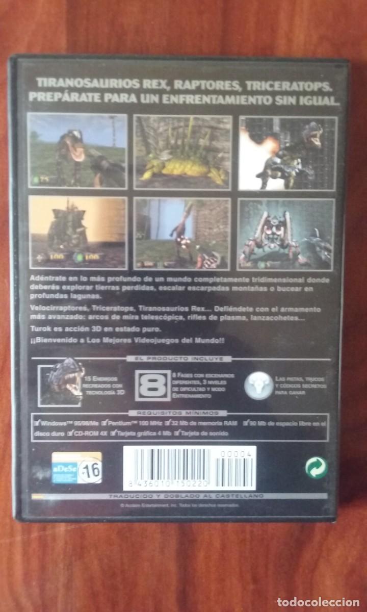 Videojuegos y consolas: TUROK Cazador de dinosaurios. 2002 - Foto 2
