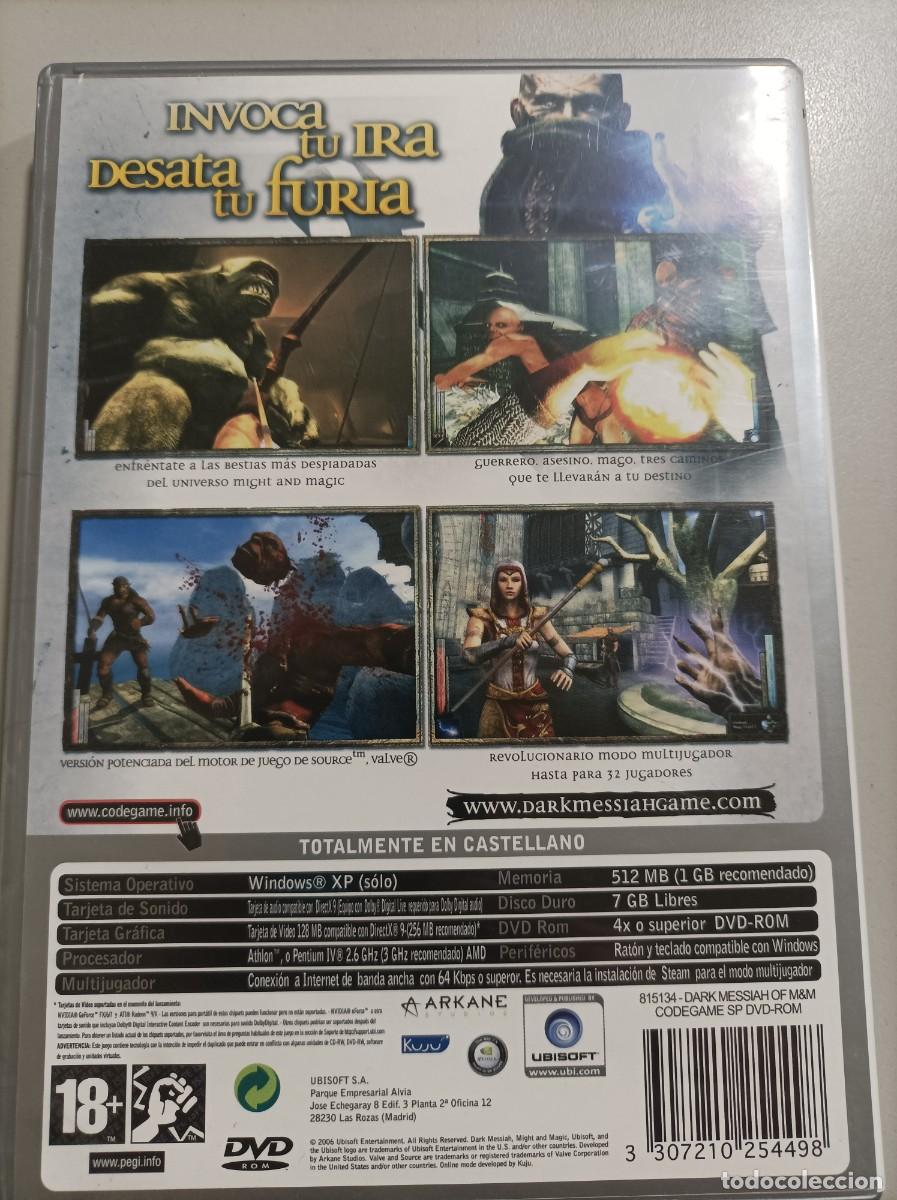 Videojuegos y consolas: VIDEOJUEGO para PC DARK MESSIAH MIGHT AND MAGIC - Foto 2