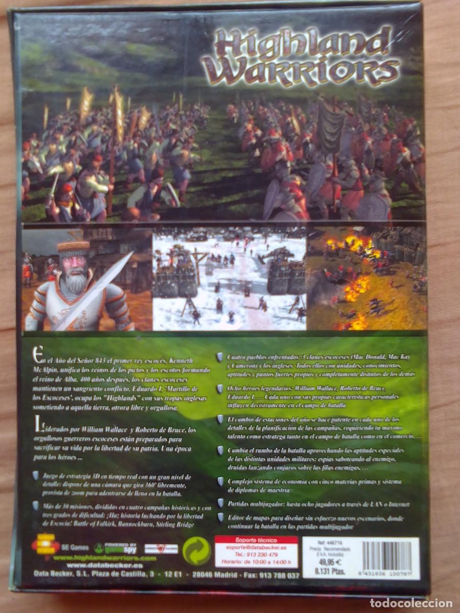 Videojuegos y consolas: Highland Warriors (2 CDs + instrucciones) - PC - Foto 2