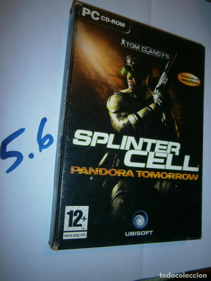 Videojuegos y consolas: ANTIGUO JUEGO PARA PC - SPLINTER CELL - PANDORA TOMORROW - Foto 1