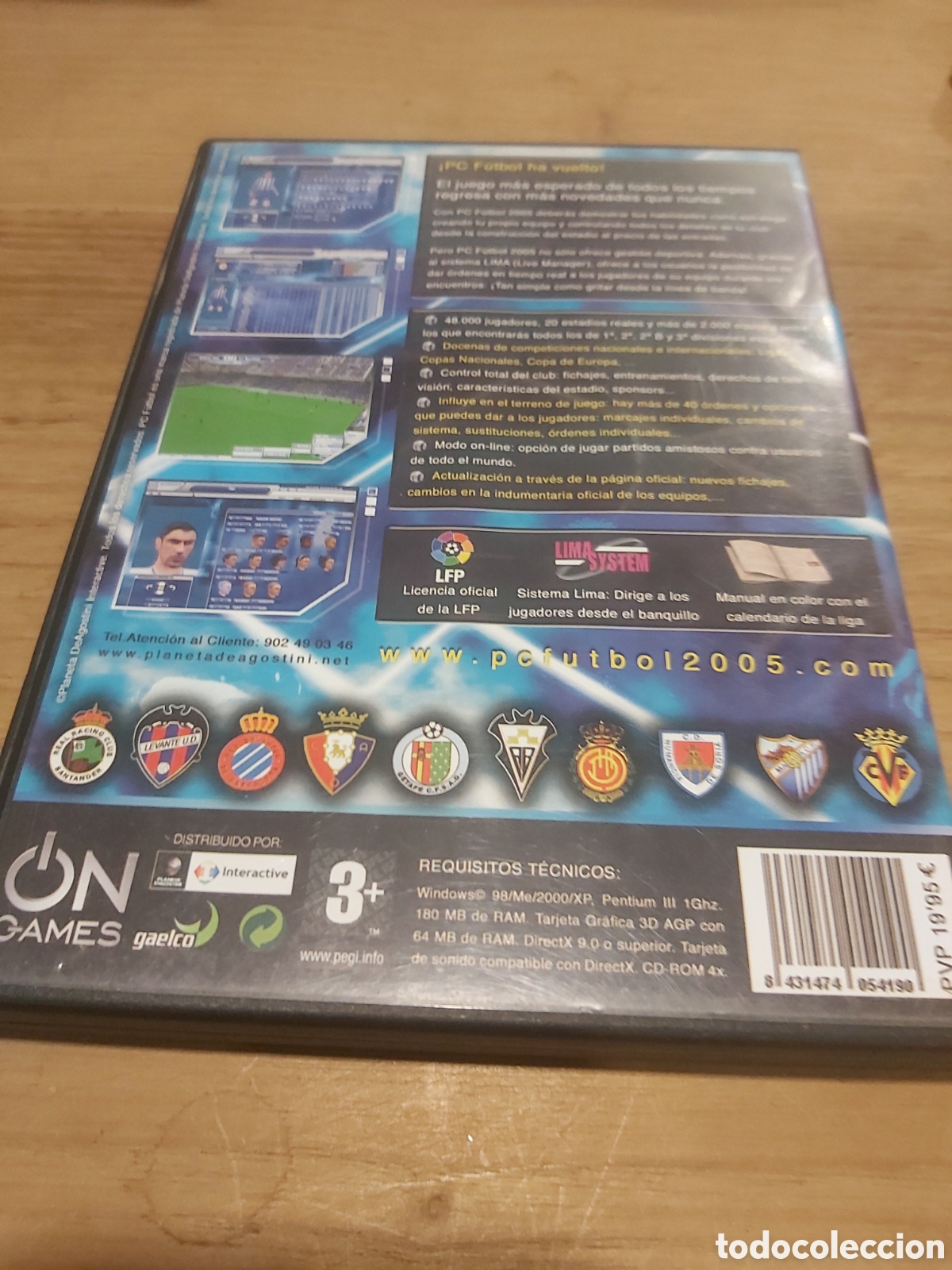 Videojuegos y consolas: Pc CD ROM f&uacute;tbol games 2005 - Foto 2