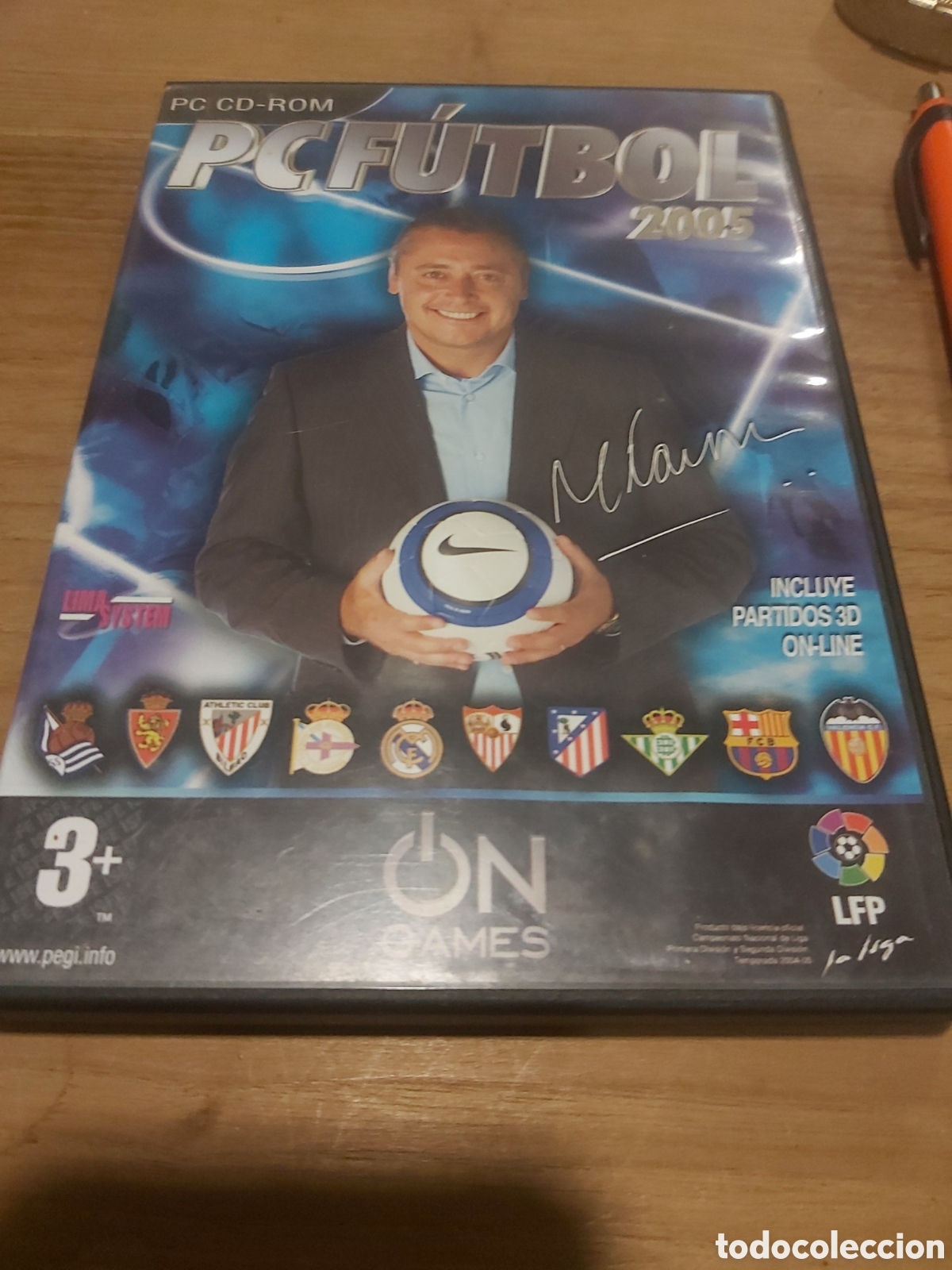Videojuegos y consolas: Pc CD ROM f&uacute;tbol games 2005 - Foto 1