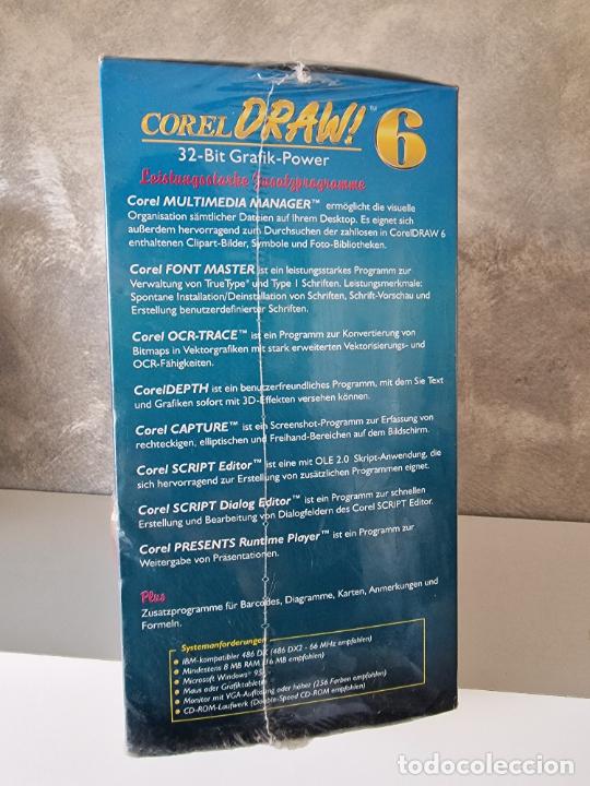 Videojuegos y consolas: COREL DRAW 6 VINTAGE WINDOWS 95 PRECINTADO - Foto 2
