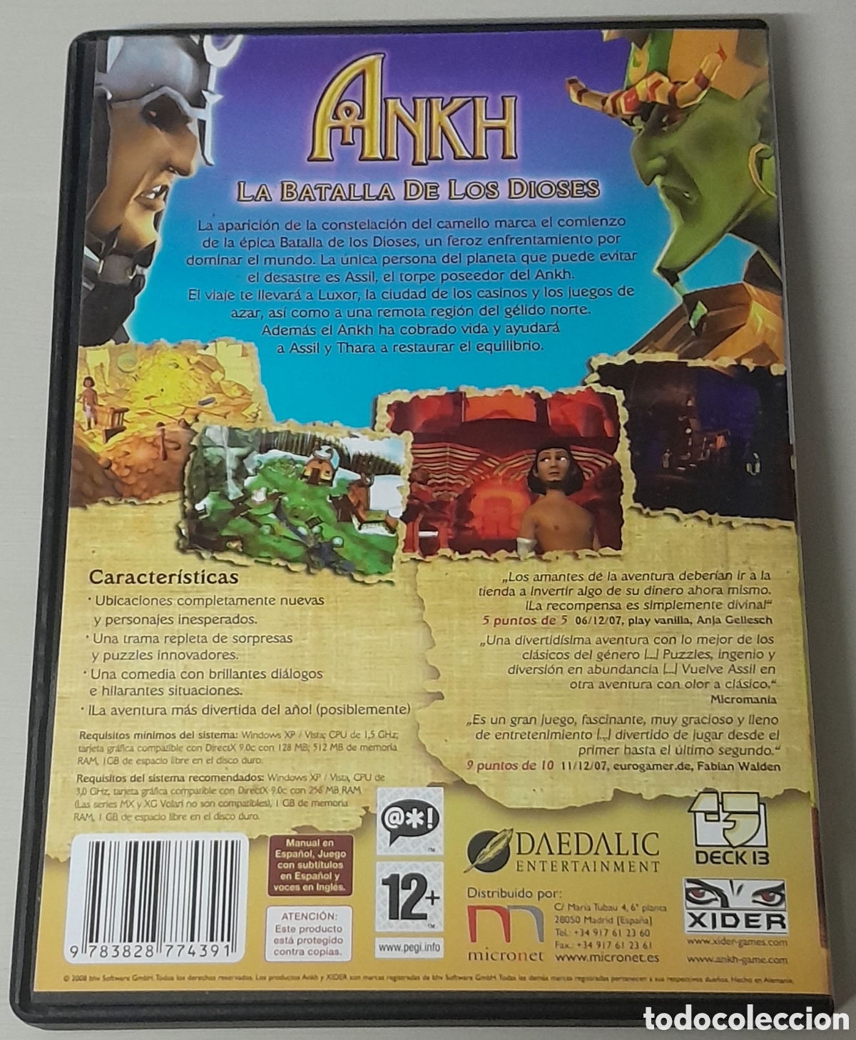 Videojuegos y consolas: ANKH LA BATALLA DE LOS DIOSES - Foto 2