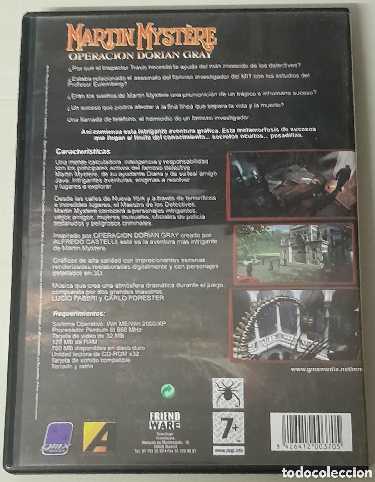 Videojuegos y consolas: MARTIN MYSTERE - OPERACION DORIAN GRAY - Foto 3