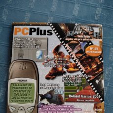 Videojuegos y Consolas: PC PLUS RHINO 3D 1.1, TOM. RAIDER, ROLAND GARROS 2001,JUEGOS CLÁSICOS,. Lote 395710994