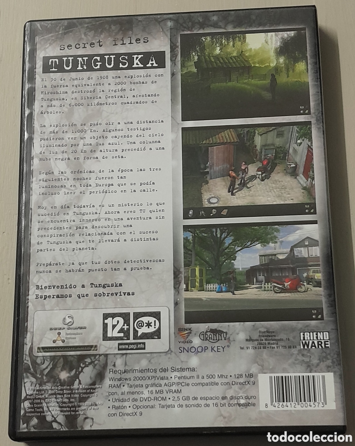 Videojuegos y consolas: SECRET FILES TUNGUSKA - Foto 3
